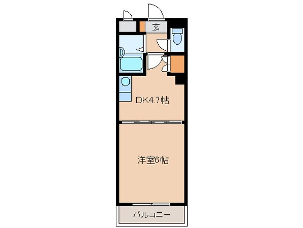 ポラリス姪浜の物件間取画像